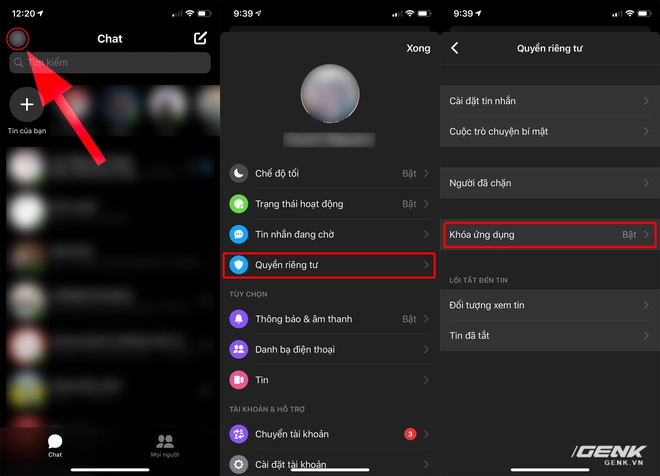Facebook Messenger cập nhật t&iacute;nh năng x&aacute;c thực bằng Face ID/Touch ID - Ảnh 2.