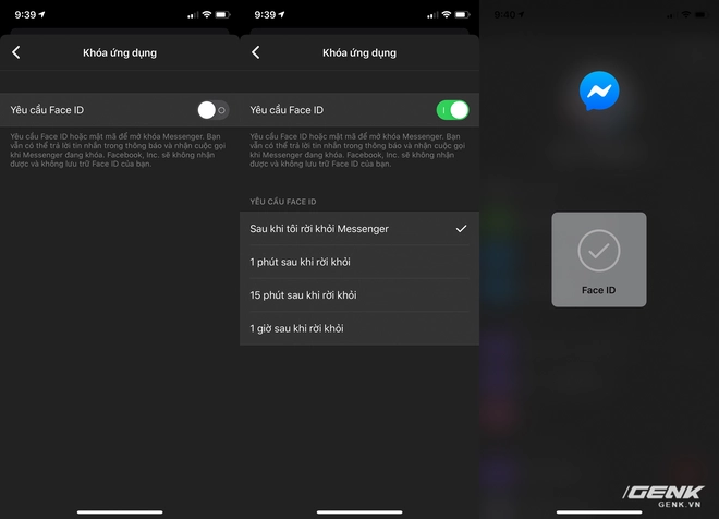 Facebook Messenger cập nhật t&iacute;nh năng x&aacute;c thực bằng Face ID/Touch ID - Ảnh 3.