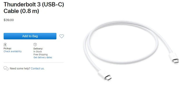 Apple &ldquo;h&eacute;t gi&aacute;&rdquo; c&aacute;p Thunderbolt 3 Pro 129 USD, nghe c&oacute; vẻ v&ocirc; l&yacute; nhưng ngẫm lại th&igrave; kh&aacute; thuyết phục - Ảnh 3.
