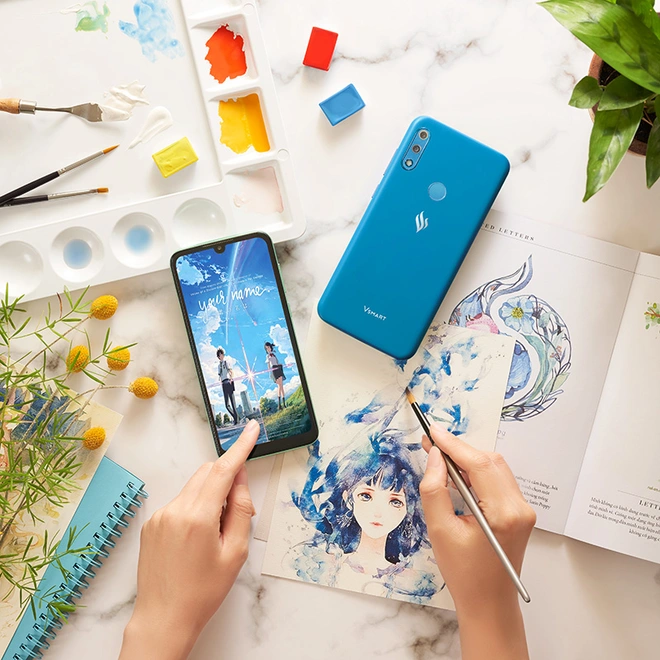 Vsmart Star 4 r&ograve; rỉ gần như ho&agrave;n to&agrave;n: Helio P35, camera k&eacute;p, pin 3500mAh, Android 10, gi&aacute; 2.19 triệu đồng - Ảnh 1.