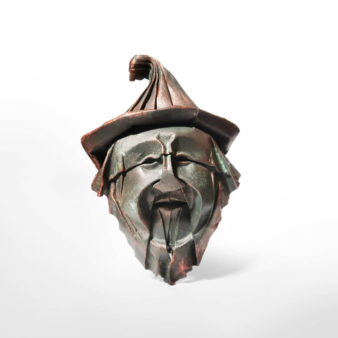 Kh&ocirc;ng cần s&aacute;ch hướng dẫn, anh nghệ sĩ tự m&ograve; mẫm c&aacute;ch gấp origami ra h&igrave;nh những khu&ocirc;n mặt si&ecirc;u chi tiết, cực kỳ ấn tượng - Ảnh 2.