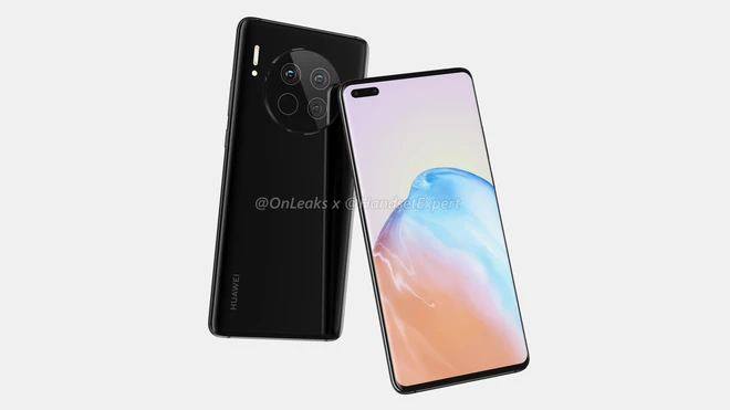 Huawei Mate 40 lộ ảnh render chi tiết với cụm camera si&ecirc;u to khổng lồ - Ảnh 2.