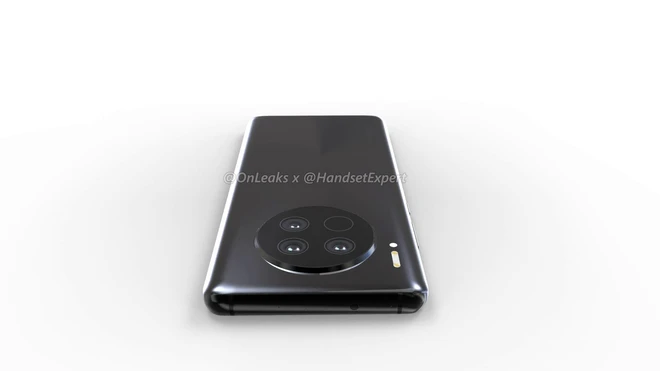 Huawei Mate 40 lộ ảnh render chi tiết với cụm camera si&ecirc;u to khổng lồ - Ảnh 6.