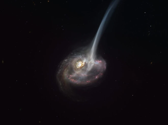 Thi&ecirc;n h&agrave; c&oacute; đu&ocirc;i n&agrave;y đang chết, mỗi ng&agrave;y r&ograve; rỉ ra kh&ocirc;ng gian lượng vật chất tương đương 10.000 ng&ocirc;i sao - Ảnh 1.