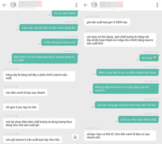 Ham rẻ mua nhầm pin dự ph&ograve;ng Xiaomi h&agrave;ng fake: B&aacute;n h&agrave;ng &ldquo;lươn lẹo&rdquo;, để kh&ocirc;ng tự hết pin v&agrave; đ&egrave;n nh&aacute;y như h&agrave;ng M&atilde; - Ảnh 4.