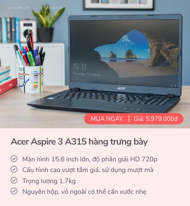 Từ 6 triệu đ&atilde; c&oacute; v&agrave;i lựa chọn laptop ngon bổ mua cho con học online, bố mẹ d&ugrave;ng l&agrave;m việc tại nh&agrave; cũng tiện - Ảnh 1.