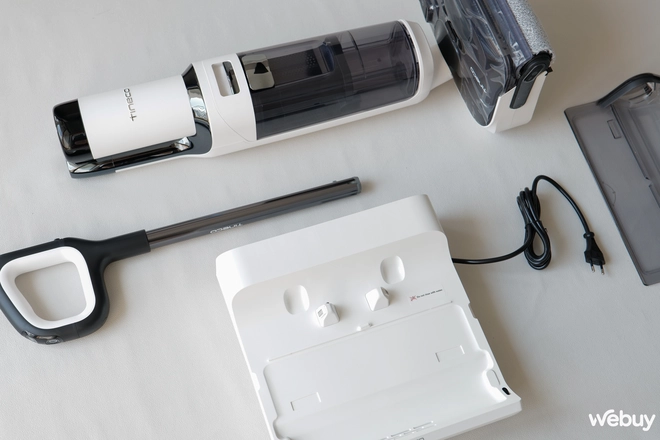 Trải nghiệm Tineco Floor One Stretch S6: Lau hút khô ướt là chuyện thường, tự giặt, tự sấy bằng khí nóng, khớp gập 180 độ linh hoạt- Ảnh 3. Trải nghiệm Tineco Floor One Stretch S6: Lau hút khô ướt là chuyện thường, tự giặt, tự sấy bằng khí nóng, khớp gập 180 độ linh hoạt- Ảnh 3.