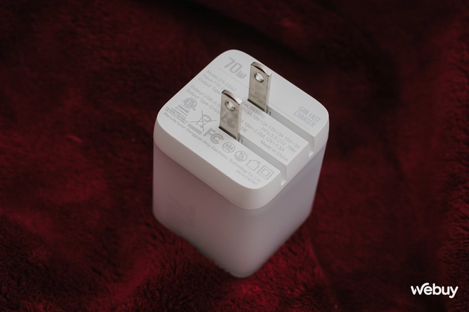 Sạc nhanh 70W nhỏ như 30W: Hai cổng USB, sạc được MacBook Pro ngon lành, giá chỉ hơn 200.000 đồng- Ảnh 10. Sạc nhanh 70W nhỏ như 30W: Hai cổng USB, sạc được MacBook Pro ngon lành, giá chỉ hơn 200.000 đồng- Ảnh 10.