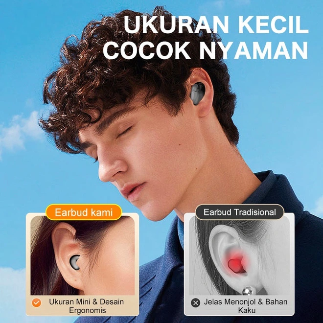 4 tai nghe vô hình siêu nhẹ, bám tai tốt dành cho người hậu đậu, giá chỉ từ 89.000đ vì đang sale- Ảnh 1. 4 tai nghe vô hình siêu nhẹ, bám tai tốt dành cho người hậu đậu, giá chỉ từ 89.000đ vì đang sale- Ảnh 1.