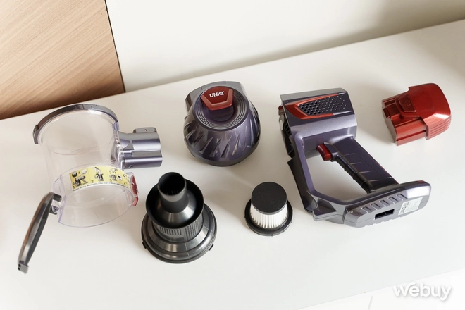 Trải nghiệm 3 máy hút bụi cầm tay không dây bán chạy nhất của UNIQ: Hút mạnh, pin bền, giá từ 1.7 triệu, loại xịn nhất vừa hút vừa lau- Ảnh 7. Trải nghiệm 3 máy hút bụi cầm tay không dây bán chạy nhất của UNIQ: Hút mạnh, pin bền, giá từ 1.7 triệu, loại xịn nhất vừa hút vừa lau- Ảnh 7.