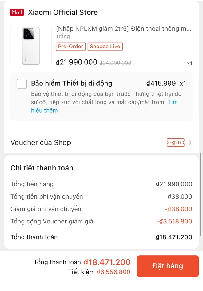 Vừa ra mắt, Xiaomi 15 Ultra đã "sập giá" từ 34,99 triệu còn 26,99 triệu, Xiaomi 15 bản nhỏ cũng chỉ hơn 18 triệu, hóa ra là có lý do cả!- Ảnh 5. Vừa ra mắt, Xiaomi 15 Ultra đã "sập giá" từ 34,99 triệu còn 26,99 triệu, Xiaomi 15 bản nhỏ cũng chỉ hơn 18 triệu, hóa ra là có lý do cả!- Ảnh 5.