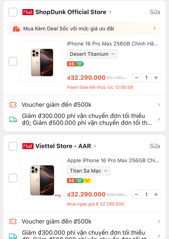 Trước ng&agrave;y 8/3, iPhone ch&iacute;nh h&atilde;ng đồng loạt giảm gi&aacute;, iPhone 16 Pro Max "sập s&agrave;n" chỉ c&ograve;n 28 triệu đồng- Ảnh 2.
