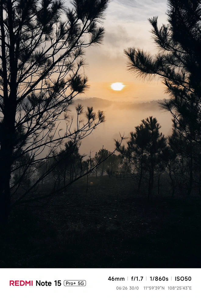 Hoa mai anh đào, mây, sương mù và REDMI Note 15 Pro - Ảnh 26.