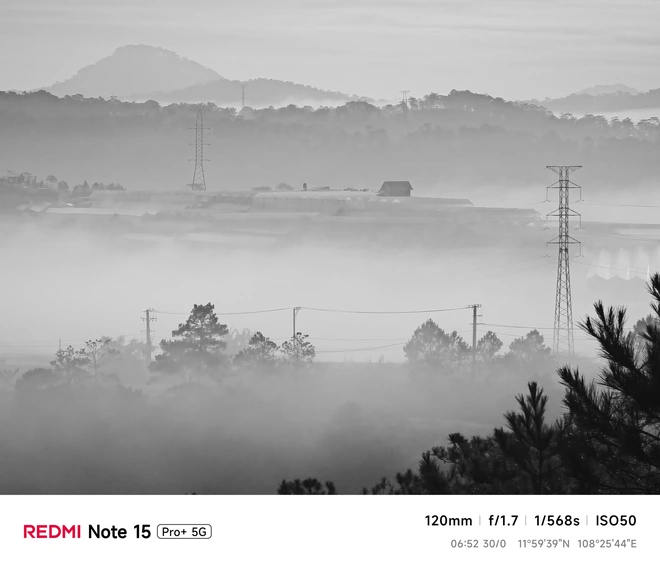 Hoa mai anh đào, mây, sương mù và REDMI Note 15 Pro - Ảnh 20.