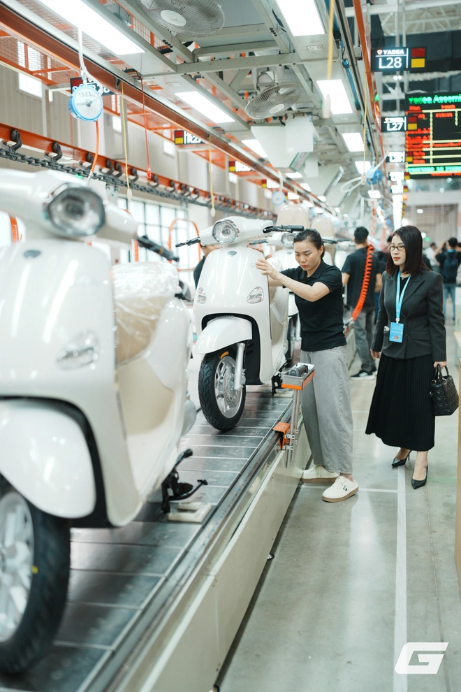 YADEA khánh thành nhà máy 100 triệu USD tại Bắc Ninh, hé lộ chiến lược hợp tác cùng Grab - Ảnh 14.