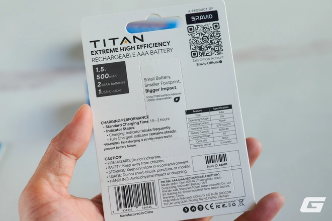 Dùng thử pin tiểu sạc lại qua USB-C: Hợp với các thiết bị “ngốn pin”, khỏi lo dòng yếu làm tụt hiệu năng, chảy nước - Ảnh 7.