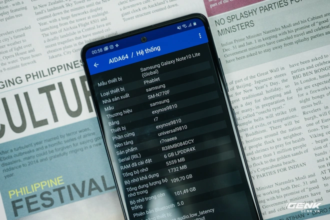 Chi tiết Samsung Galaxy Note10 Lite: Vỏ nhựa, chip như Note9, pin hơn Note10, gi&aacute; ch&iacute;nh h&atilde;ng 13.9 triệu - Ảnh 13.