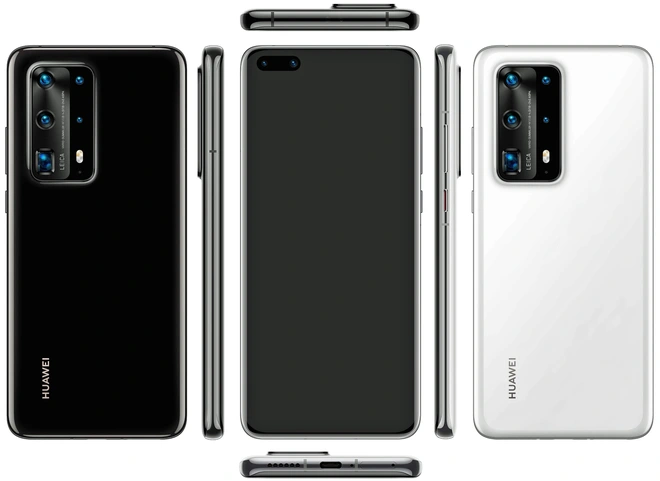 Huawei P40 Pro lộ ảnh render với cụm 5 camera si&ecirc;u to khổng lồ - Ảnh 1.