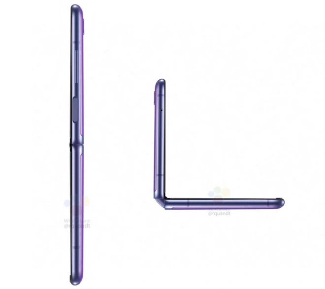 Smartphone m&agrave;n h&igrave;nh gập vỏ s&ograve; Galaxy Z Flip lộ ảnh render ch&iacute;nh thức, gi&aacute; 38 triệu đồng - Ảnh 4.