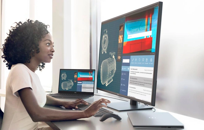 [CES 2020] Dell ra mắt m&agrave;n h&igrave;nh m&aacute;y t&iacute;nh 42.5 inch 4K, gi&aacute; 24 triệu đồng - Ảnh 2.