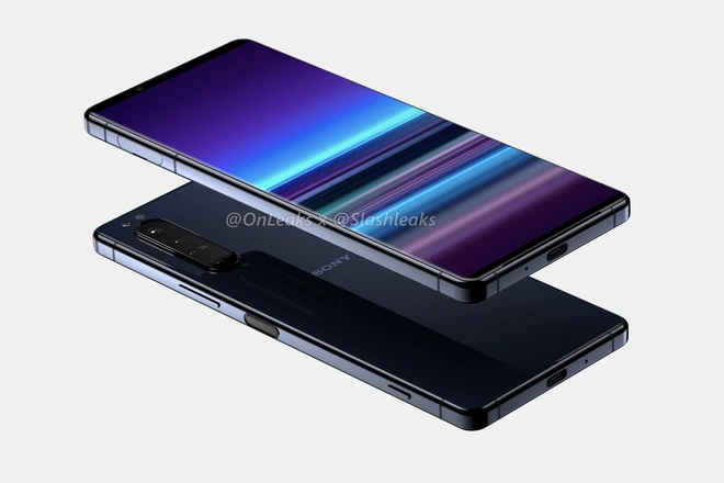 Xperia 5 Plus lộ ảnh render với thiết kế tr&agrave;n viền, m&agrave;n h&igrave;nh 21:9, c&oacute; jack cắm tai nghe - Ảnh 2.