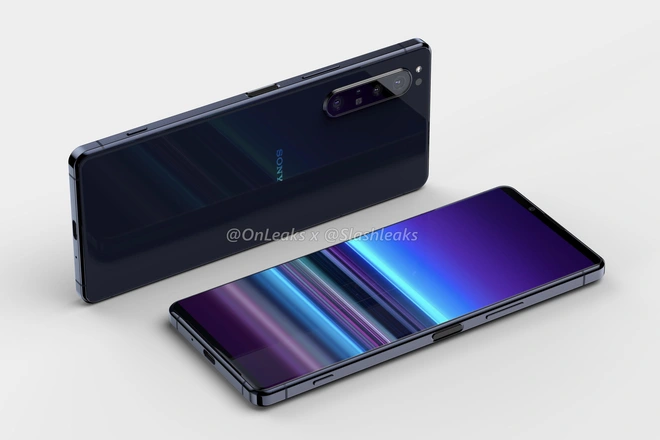 Xperia 5 Plus lộ ảnh render với thiết kế tr&agrave;n viền, m&agrave;n h&igrave;nh 21:9, c&oacute; jack cắm tai nghe - Ảnh 3.