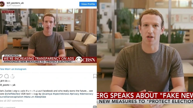 Facebook cấm mọi video deepfake v&agrave; c&aacute;c nội dung d&agrave;n dựng tr&ecirc;n nền tảng của m&igrave;nh - Ảnh 1.