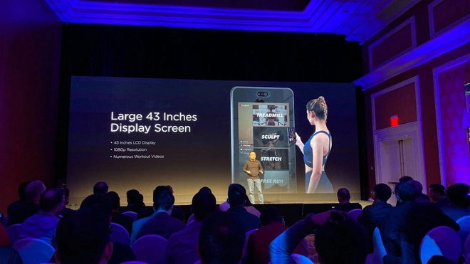 [CES 2020] Amazfit HomeStudio: ph&ograve;ng gym tại gia với gương soi 56-inch, m&agrave;n h&igrave;nh 43-inch, camera 3D - Ảnh 5.