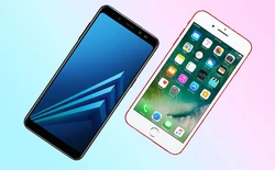 So găng Galaxy A8 và iPhone 7: Giá rẻ hơn nhưng vẫn cao cấp hơn
