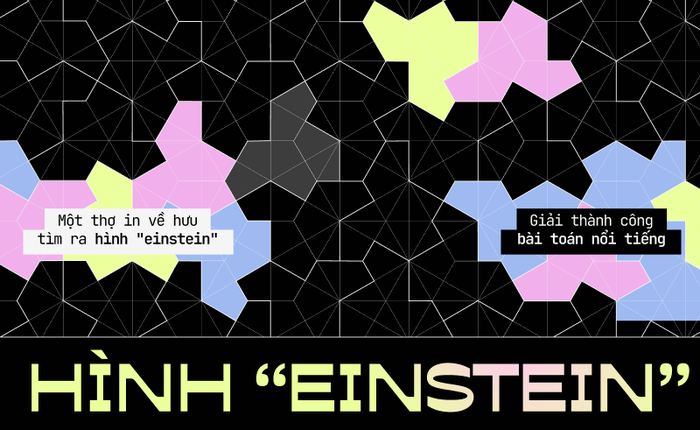 Một thợ in về hưu tìm ra hình "einstein", giải thành công bài toán nổi tiếng