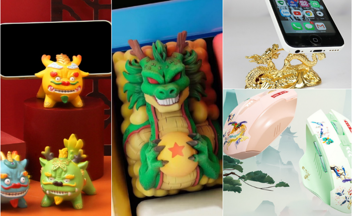 Muôn kiểu phụ kiện công nghệ bắt trend năm rồng: Đẹp đã con mắt, giá chỉ từ 39.000đ, có cả rồng thần Dragon Ball lẫn rồng Pokemon