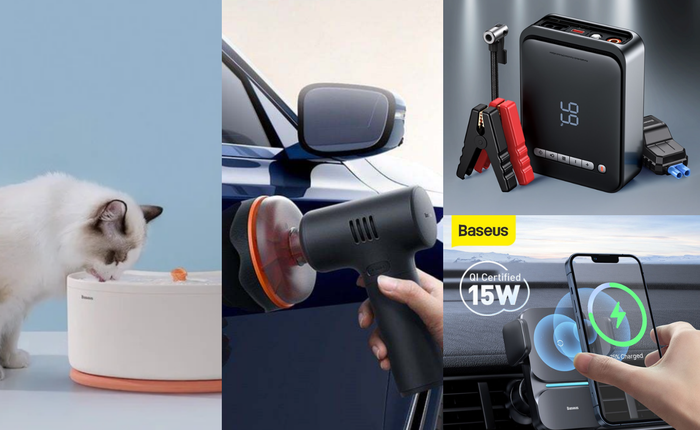 10 món đồ Baseus ít người biết: Từ tủ lạnh mini, đèn bắt muỗi đến phụ kiện ô tô thông minh, giá chỉ từ 350.000đ
