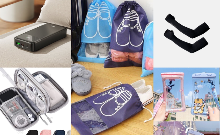 10 phụ kiện du lịch thông minh giá chỉ từ 5.000đ: Đủ từ loa, sạc, đồ đi biển lẫn đồ chống nắng