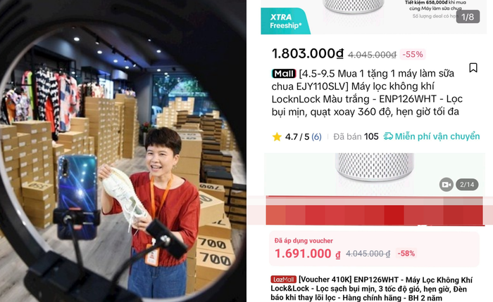Xem livestream trăm tỷ tưởng mua được deal hời, ai ngờ phát hiện món còn rẻ hơn bán livestream