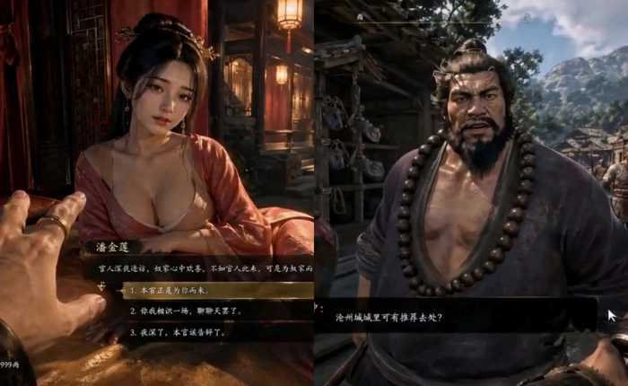 Cư dân mạng sử dụng GPT Image 2 và Seedance 2.0 tạo demo game “Kim Bình Mai” và “Hắc Thần Thoại: Lâm Xung” khiến ai cũng nhầm tưởng gameplay thật