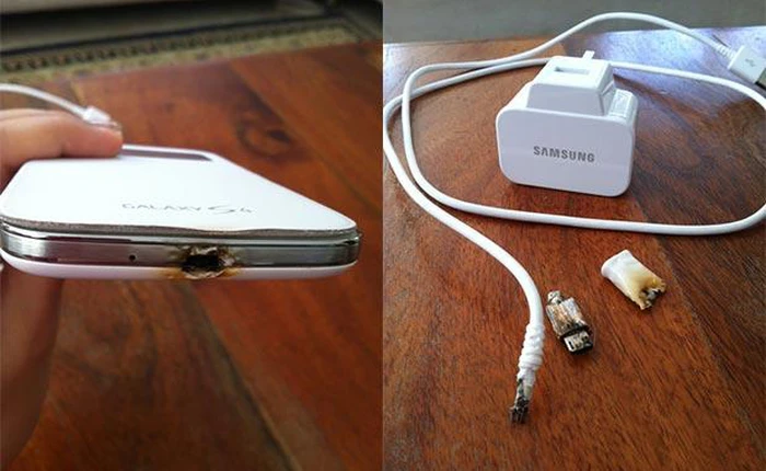 Galaxy S4 phát nổ khi đang sạc