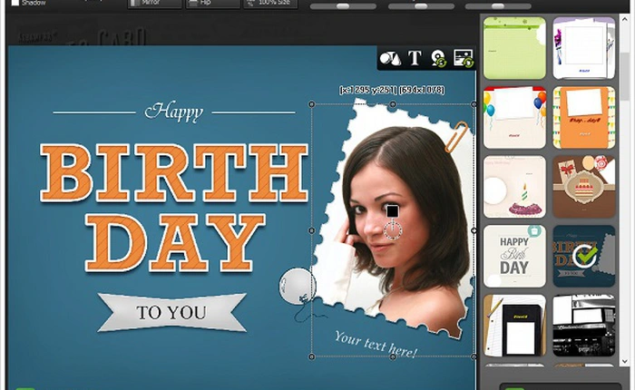 Tạo thiệp điện tử đơn giản với Ashampoo Photo Card