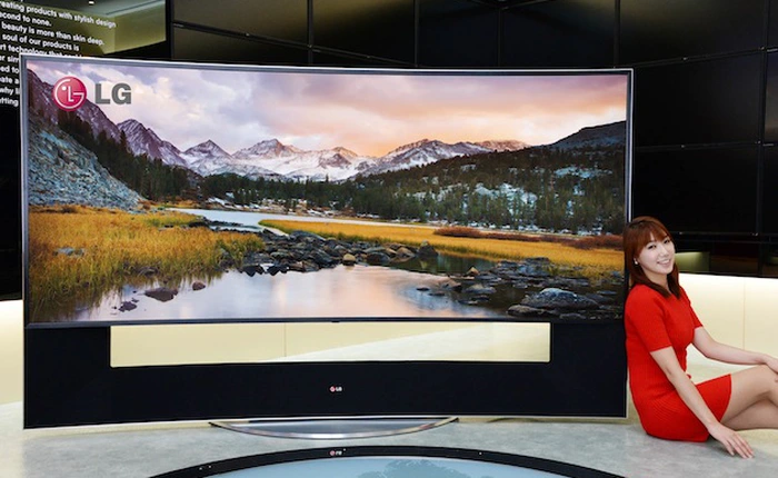LG sắp trình làng TV cong siêu nét và siêu lớn