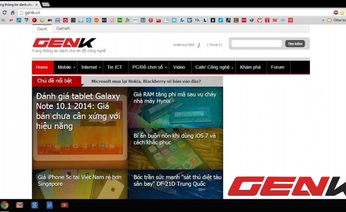 Google dùng Chrome OS "xâm chiếm" Windows 8