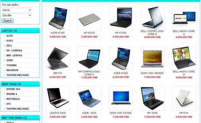 Chợ mua bán đồ công nghệ