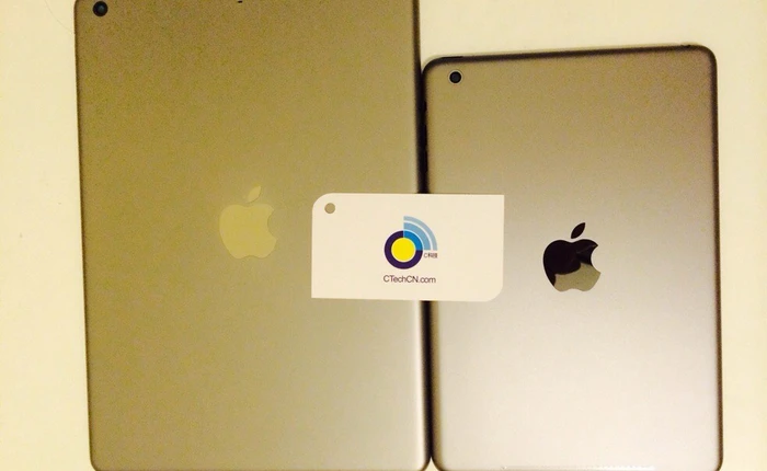 Cận cảnh iPad 5 và iPad mini 2 bản màu vàng