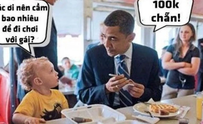 Ảnh chế cô gái chê bạn trai mang 100.000 đồng đi hẹn hò