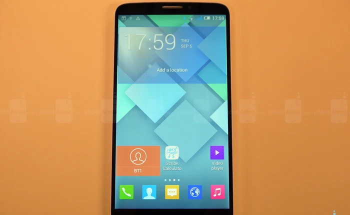 Cận cảnh Alcatel One Touch Hero: Phablet 6 inch trang bị 'tận răng'