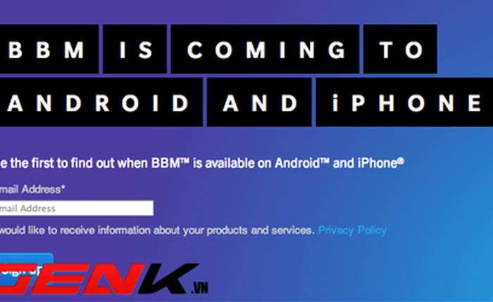 Trên tay ứng dụng BlackBerry Messenger cho iOS và Android