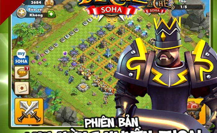 Đế Chế Soha cập nhật phiên bản mới vượt mặt Clash of Clans