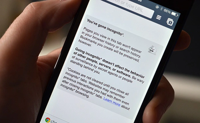 Chế độ duyệt web "an toàn" của Chrome bất lực trên iOS 7