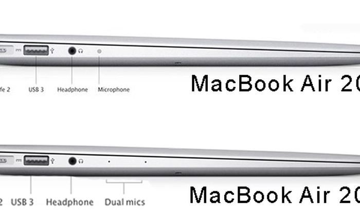 So sánh MacBook Air 2013 và thế hệ trước