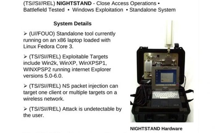 Tình báo Mỹ hack WiFi ở khoảng cách gần 13 km