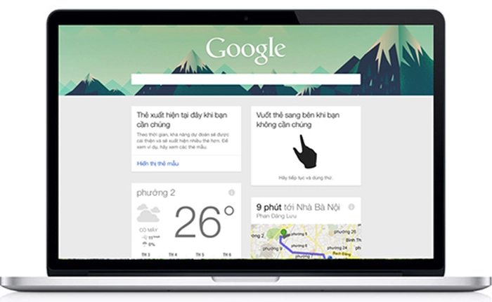 Google Now notifications đã có mặt trên OS X