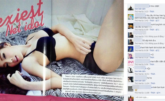 Hot girl Thái Lan phản ứng trước sự quá "lố" của cư dân mạng Việt